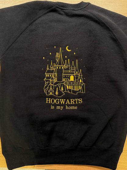 Embroidered Harry Potter Sweatshirt (with back design)