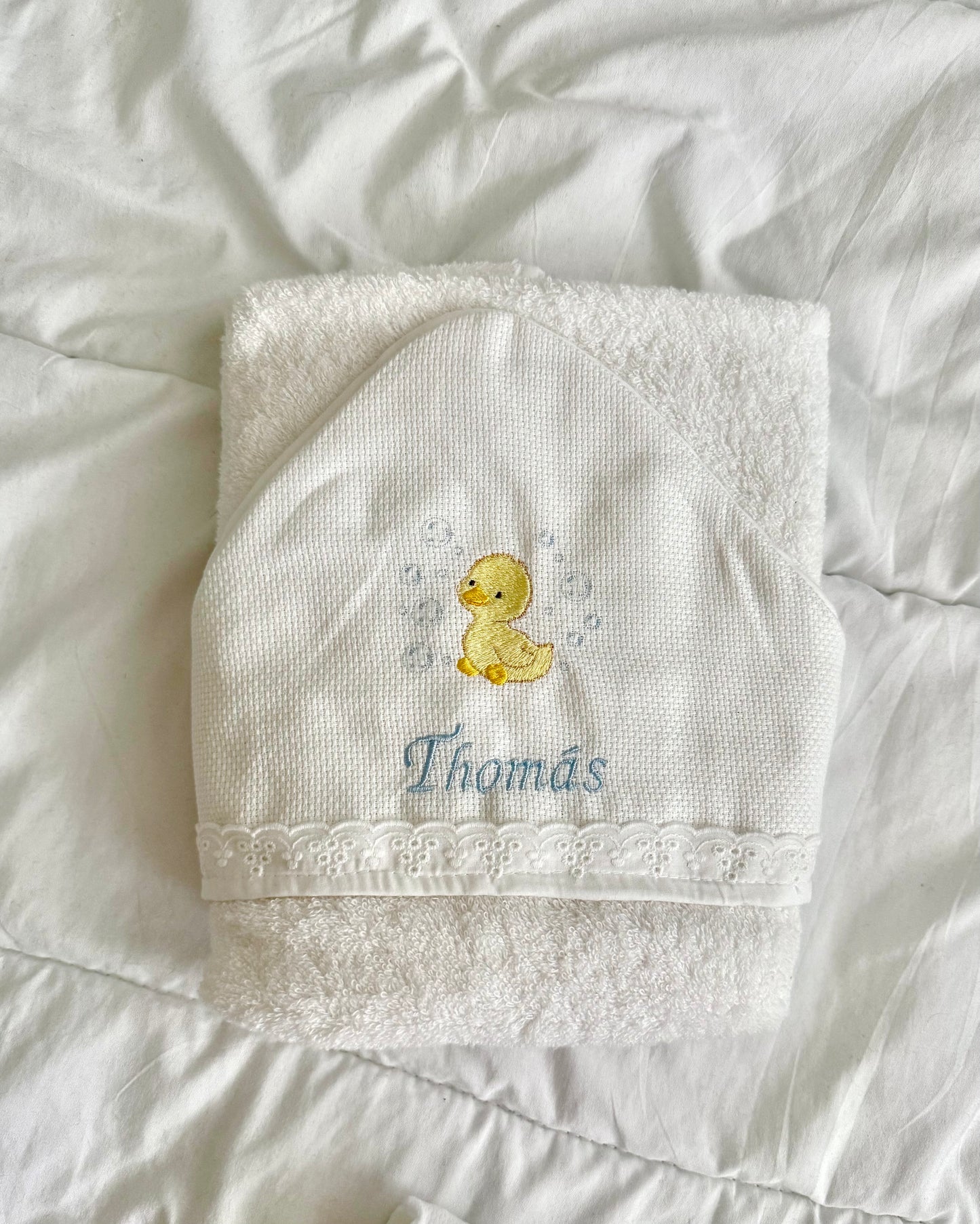 Custom Embroidered Towel for Newborns