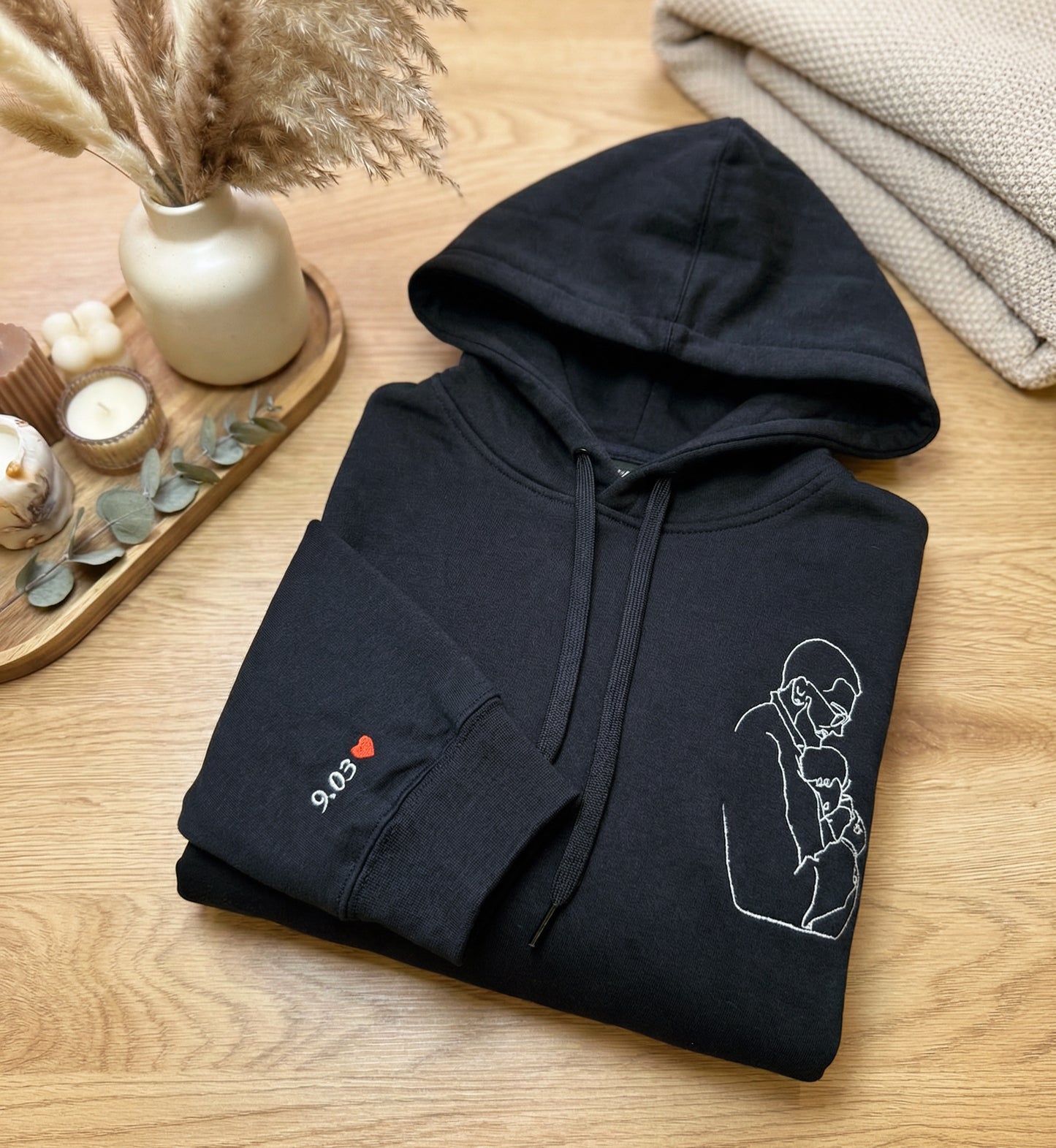 Custom Embroidered Hoodie With Picture