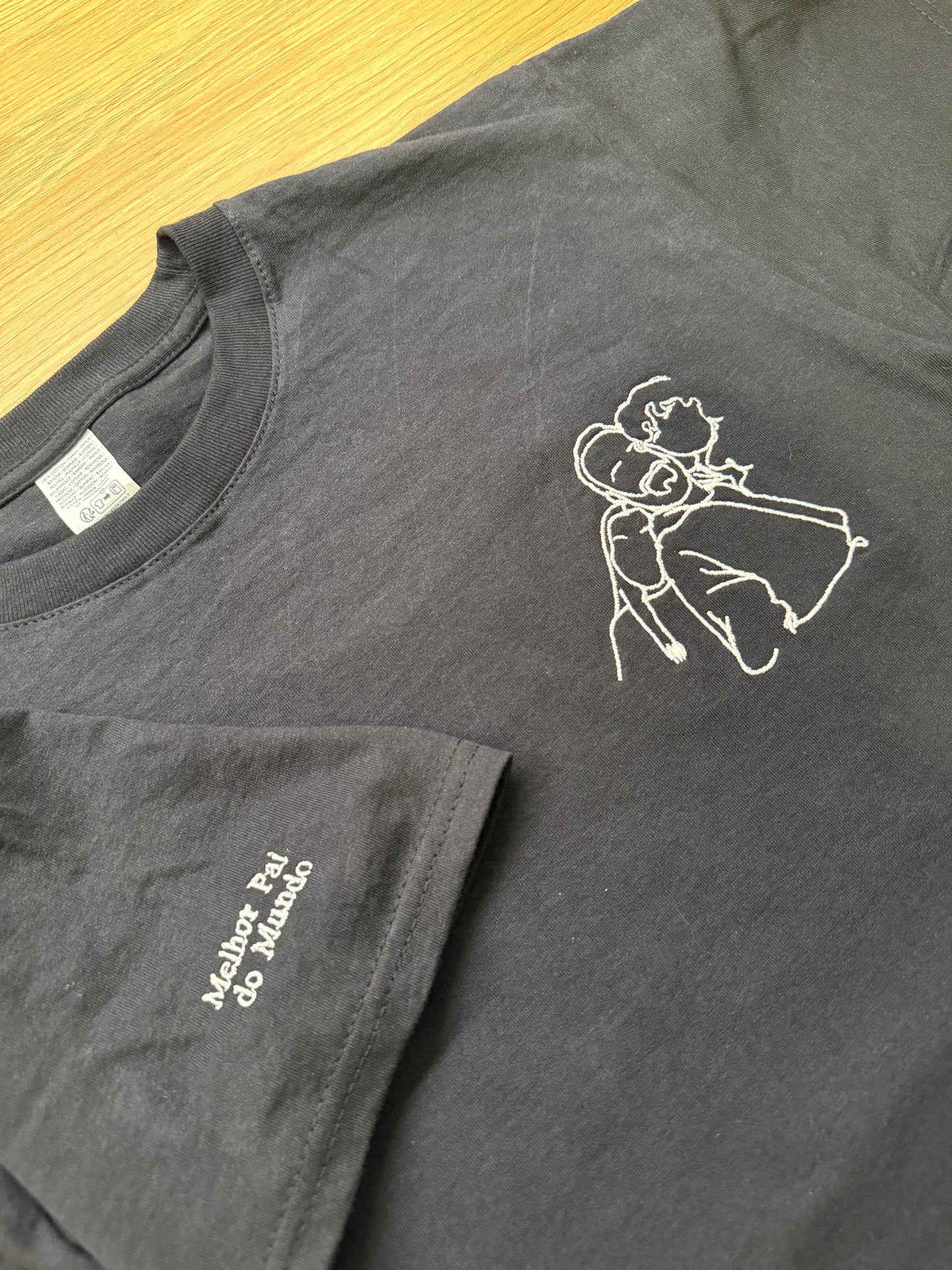 Custom Embroidered T-Shirt With Picture