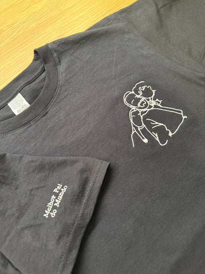 Custom Embroidered T-Shirt With Picture