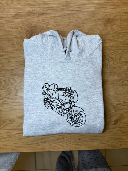 Custom Embroidered Hoodie With Picture