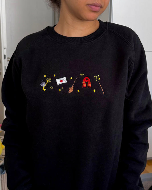 Embroidered Harry Potter Sweatshirt