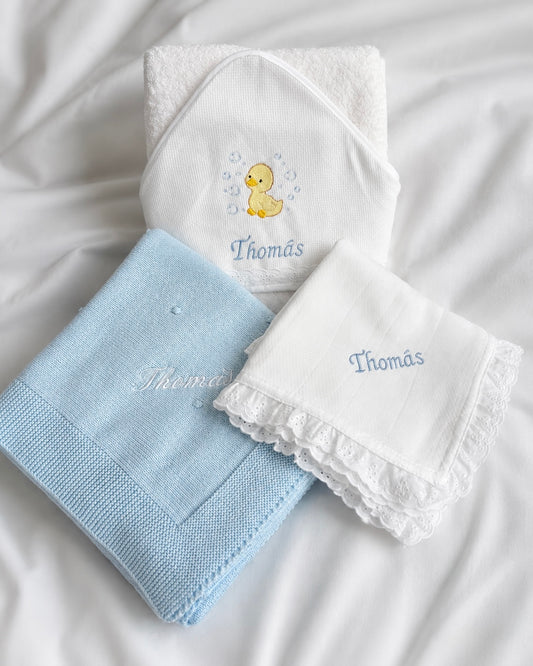 Personalized Newborn Gift Set