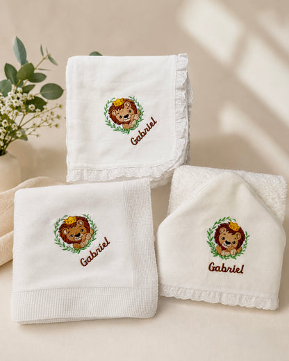 Personalized Newborn Gift Set