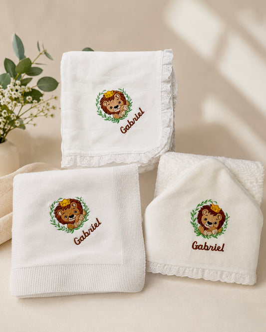 Personalized Newborn Gift Set