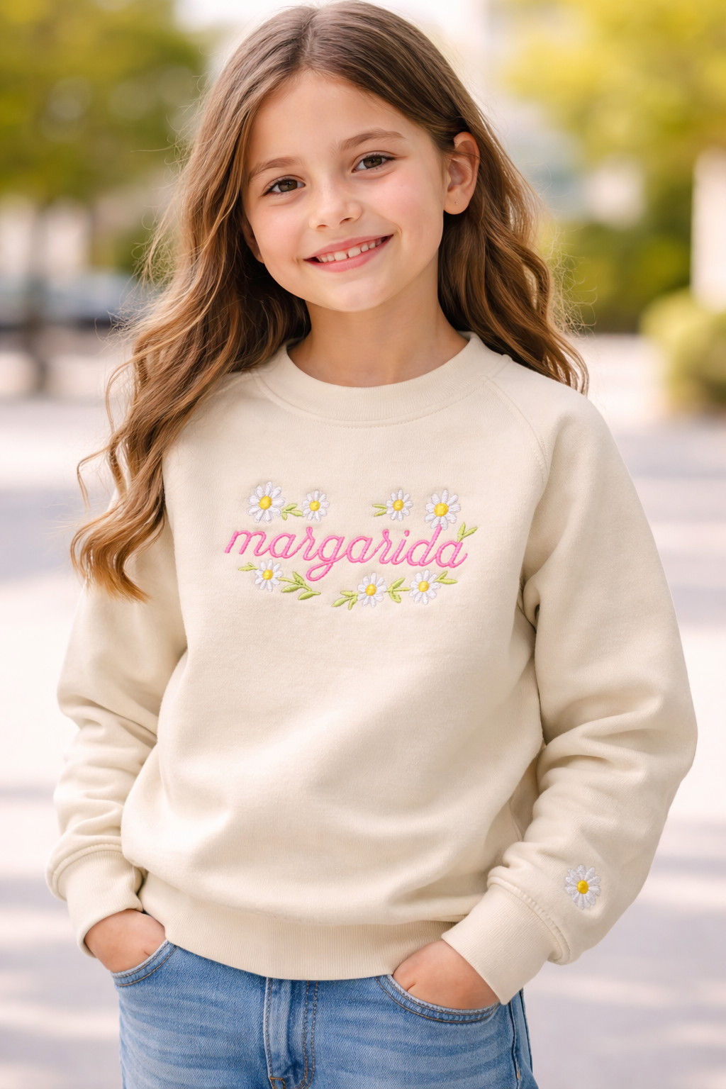 Kids Embroidered Sweatshirt