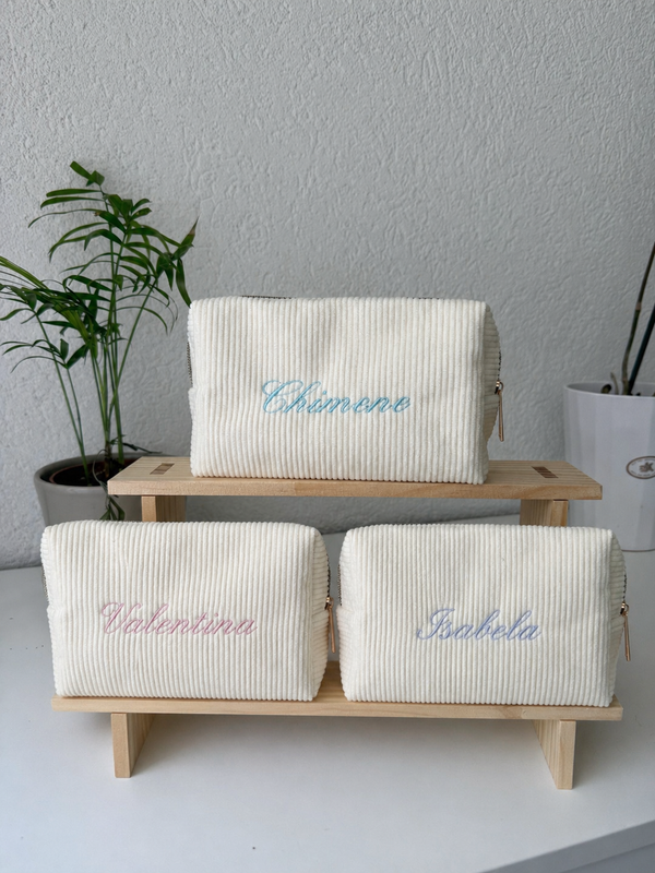 Custom Embroidered Cosmetic Bag