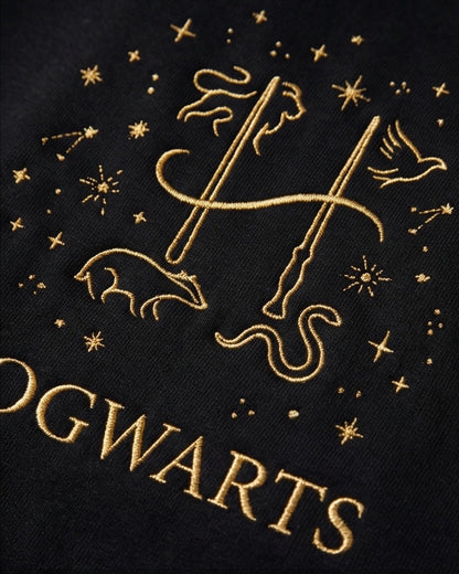 Embroidered Hogwarts Sweatshirt