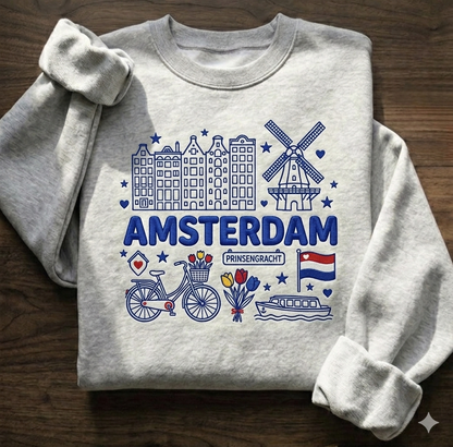 Amsterdam Embroidered Sweatshirt
